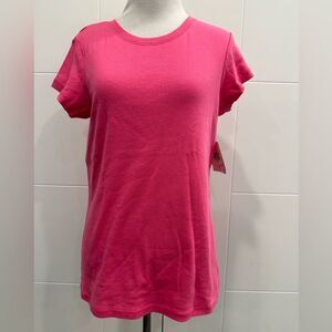 NWT Pink Relaxed Short Sleeve Tee